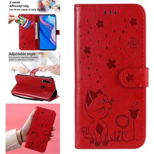 Bright Eye Flip Cases For armor Huawei P Smart Z Cover estojo Y9 Prime 2019 Honor 9X Carcasas PU Leather Wallet Pouch Carcaso