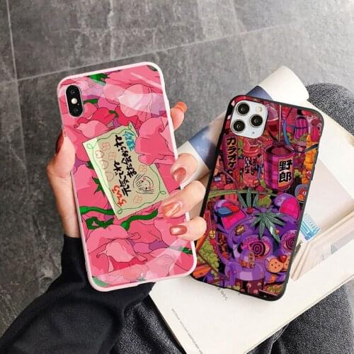 Cover For Samsung Galaxy A32 A51 A50 A70 A71 A52 A21s S8 S9 S10 S20 FE S21 Plus Ultra A10 A20 A31 Retro Art Flower Case Fundas