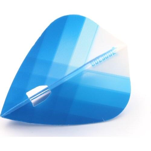 CUESOUL Blue Dart Flights for AK6 Dart Stem -Standard/Kite/TearDrop Shape