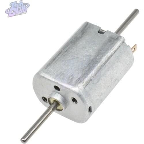DC 12V 24V 13500RPM Hobby Motor High Speed Double Shaft Dual Axis Micro Electric 030 DC Motor DC 12V-24V for DIY Toy Car Robot
