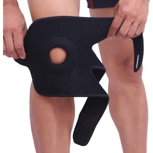 Elastic Knee Support Comfortable Brace Adjustable Patella Knee Pads Safety Guard Strap For Outdoor Sports
