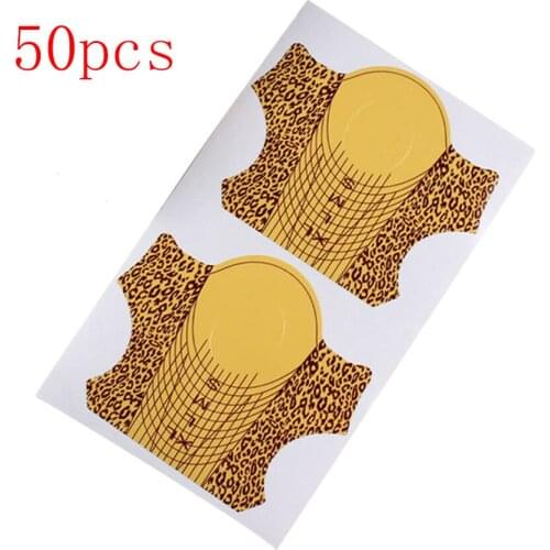 Nail Form Yellow Gel Nail Art Tip Extension Guide Tools for Salon Nails Care Tool