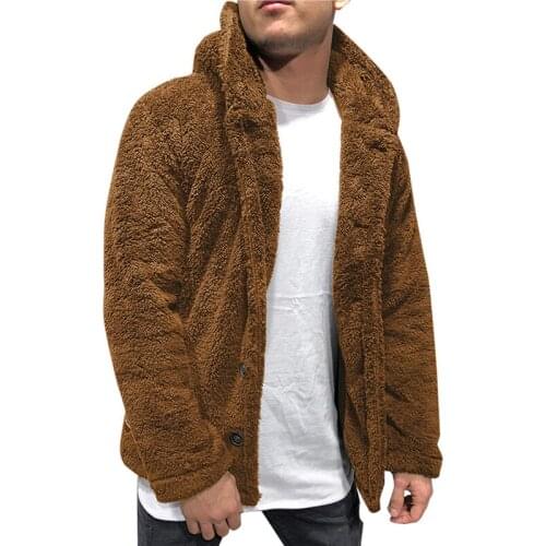 Hengsong Men's Hoodies With Fur