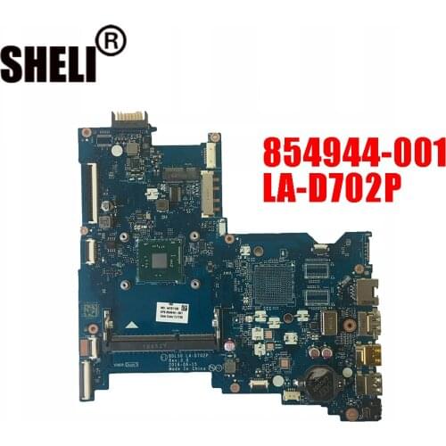 Laptop Motherboard For 14-AM 15-AY LA-D702P 854944-001 854944-501 854944-601 N3060 system mainboard 100% Fully Tested