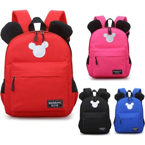 Cute Kid Toddler School Bags Backpack Kindergarten Children Girls Boys red Schoolbag Kids Baby Backpack waterproof Daily bags