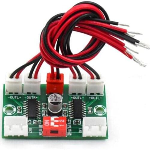 Taidacent 4 Channel 4*3W PAM8403 Mini Digital Amplifier Board DIY Sound Audio Power Amplifier USB 5V Power Supply for Speaker
