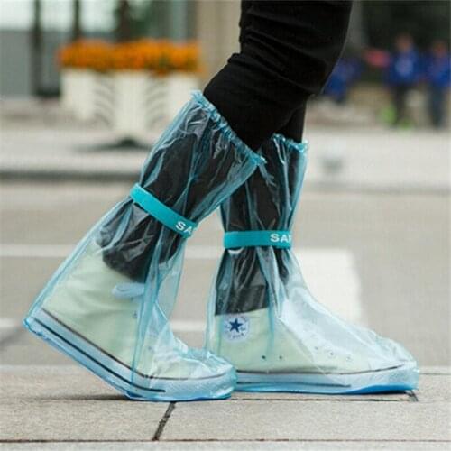 Fahsion Rain Shoe Covers Waterproof Cover Portable Shoe Cover Windproof Waterproof Shoe Covers Travel Outdoor Skid 5ZCF097