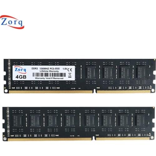 Desktop Kingston DDR3 RAM 4GB 8GB 1066MHz Memory for Intel and AMD PC3-8500 240Pin Non-ECC 2GB Computer Memoria