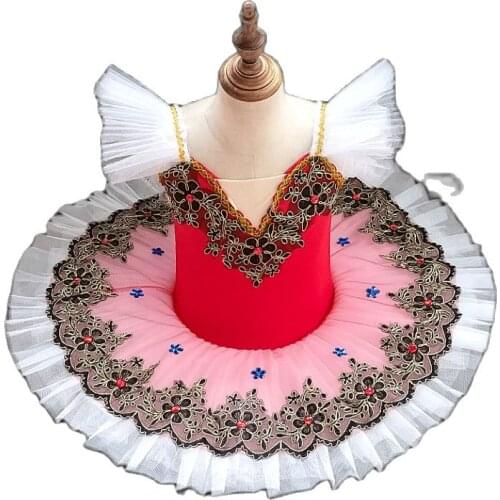 2021new Costume da balletto professionale Tutu di balletto classico Ballerina per bambino ragazza bambino adulto principessa Pan