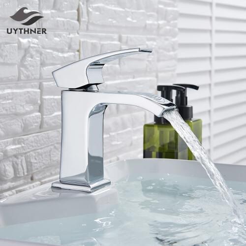 Newly Fashion Style Bath Basin Brass Faucet Basin sink faucet bathroom Crane Cold and Hot Water Mixer Taps Home Multi-color