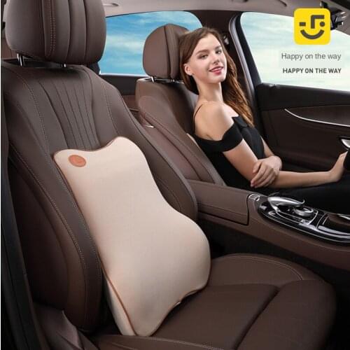 Office Lumbar Back Pain Pillow Automotive Waist Cushion 3D Memory Foam Waist Protection Posture Correction Seat Car Products