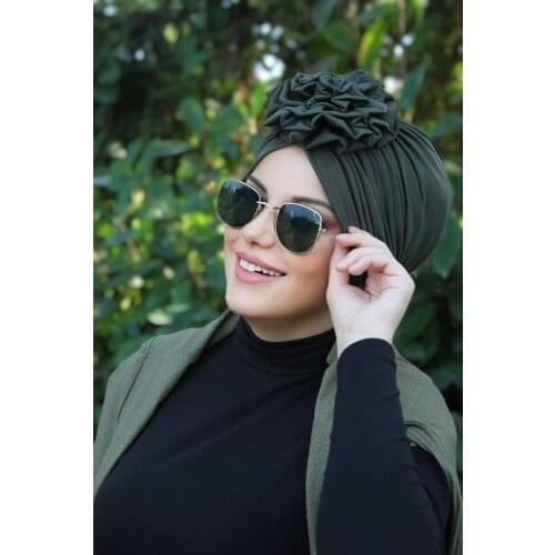 Instant Turban Scarf Head Wrap Scarfs For Women Hat Rose Detail