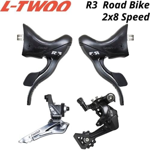 Ltwoo R3 Road bike 8S Group 2x8 speed 16S ST SHIFT LEVER right left pair REAR DERAILLEUR FD Front SHIMANO 2300 2400 R2000