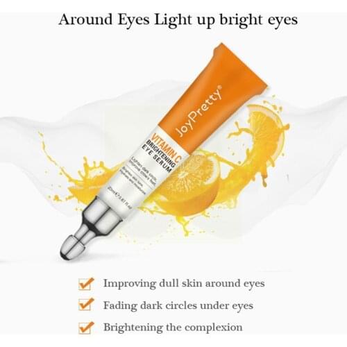 Vitamin C Lighten Dark Circles Eye Serum Hyaluronic Fine Lines Eye Inflammation Feet Acid Improve Remove Cream Crows Anti Y2Z5