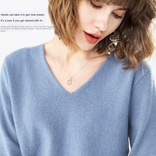 V-neck Sweater Womens Short-sleeved Spring and Summer Thin Section Large Size Fashion Knitted Bottoming Shirt Womens Sweater