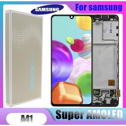 6.1" SUPER AMOLED A41 LCD For Samsung Galaxy A415F SM-A415F A415 LCD Display Touch Screen Digitizer Assembly Replacement Parts