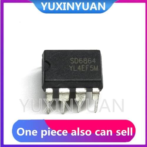 5PCS/LOT SD6864 6864 DIP8 LCD CHIP