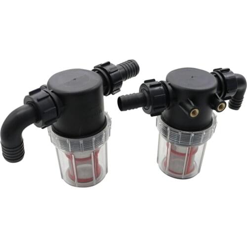 50 Mesh large flow filter 20mm, 25mm Barb Agriculture Irrigation Plumbing Drainage Visible Filter Lawn watering Pipe Pre-Filter