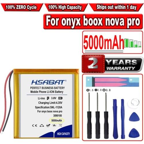 HSABAT 5000mAh Battery for Onyx Boox Nova Pro