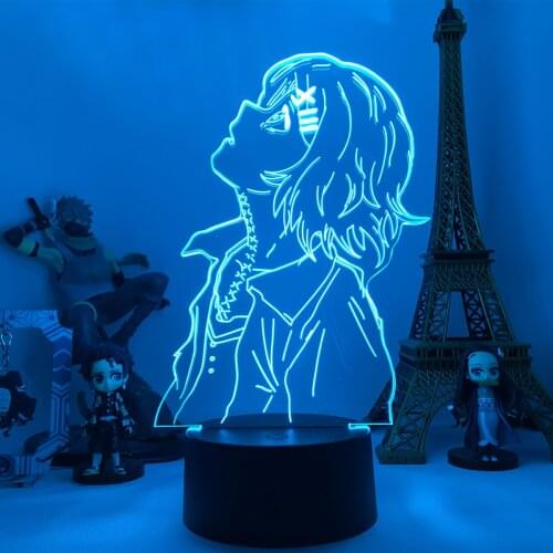 Anime Tokyo Ghoul 3d Lamp Manga Figure for Bedroom Decor Nightlight Cool Birthday Gift Tokyo Ghoul Dropshipping Christmas Gifts
