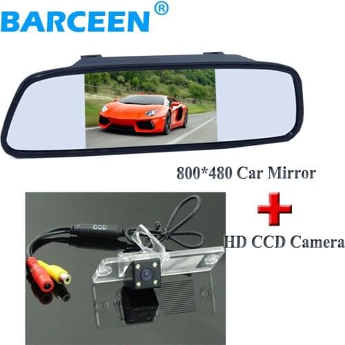 5" car parking monitor wire with plastic shell car rear reserve camera for Mitsubishi Pajero Zinger L200 V3 V93 V5 V6 V8 V97