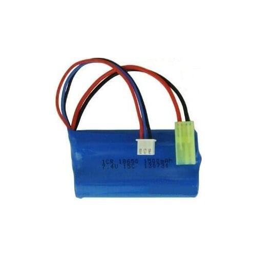 Free shipping 1pcs 7.4V 18650 1500mAh Li-ion rechargeable battery lithium ion battery