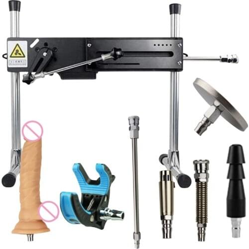 FREDORCH 120W Power Dual Control Sex Machine For Woman Automatic Masturbation Pumping Gun Love Machine Vau-U-Lock Adult Vibrator