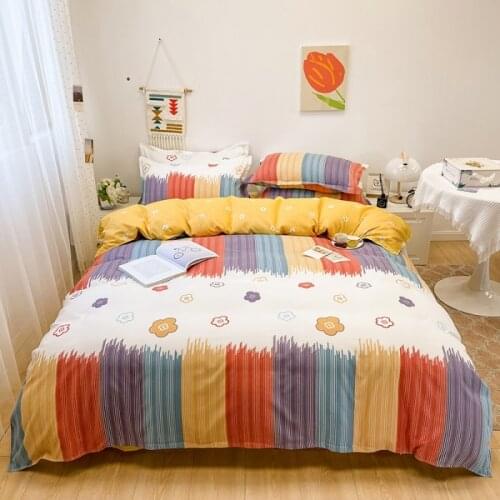UNIHOME HOT Promotion !Free Shipping Reactive Printing Bedding Set duvet cover set Bed linen Sheet Bedding