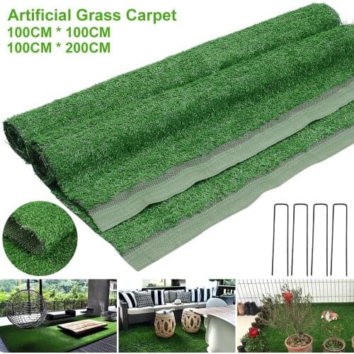 Grass Mat Green Artificial Lawns Turf Carpets Fake Sod Garden Moss Landscape for Home Floor Aquarium Wedding Decoration