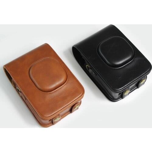 Leather Camera case bag cover Strap for FUJI FUJIFILM instax mini liplay