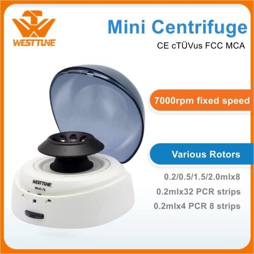 MiniC-7K Mini Centrifuge 7000rpm Laboratory Electronical Palm Micro Blood PRP PCR Centrifugal Machine 0.2ml-2ml Tube Available