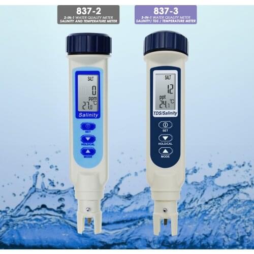 Pentype Multi-Parameter TDS / Salinity / Temperature Tester Water Quality Meter ATC Household Industrial Lab
