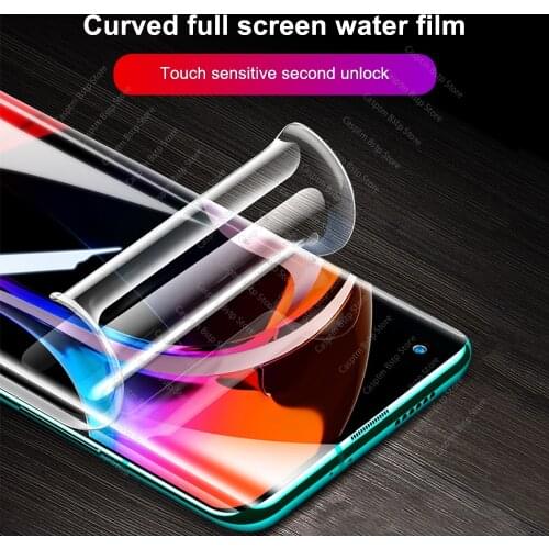 Soft Hydrogel Screen Protector For Xiaomi Poco X3 NFC Poco X3 M2 POCO F2Pro Mi 10 Ultra Full Cover Protective Gel Film Not Glass