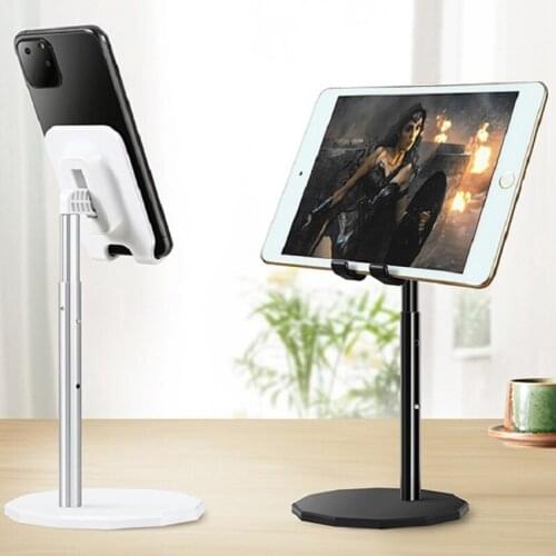 Desktop Phone Holder Tablet Stand For iPad Telescopic Mobile Phone Holder Metal Adjustable Bracket Support For iPhone iPad Mount