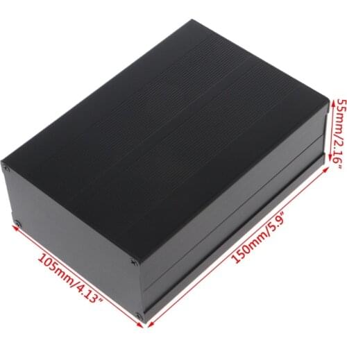 2021 New 150x105x55mm DIY Aluminum Enclosure Case Electronic Project PCB Instrument Box