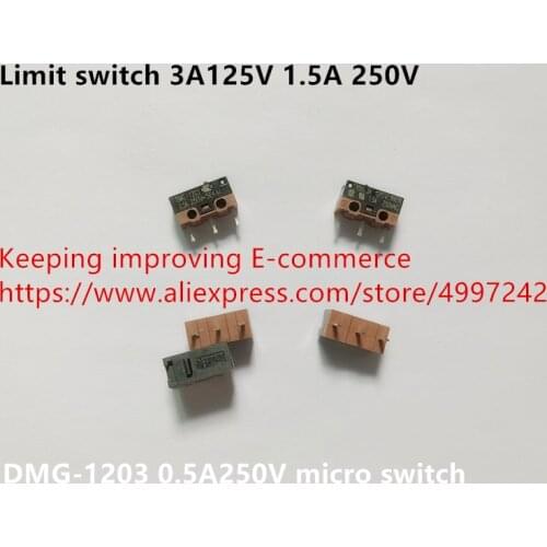 Original new 100% DMG-1203 0.5A250V micro switch limit switch 3A125V 1.5A 250V