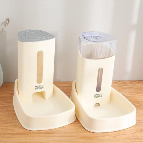 Pet Feeder Dog Cat Drinking Fountains Automatically Feed Water 3.8L Large Capacity Pet Drinking Fountains Removable Easy Clean