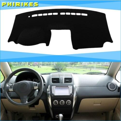 For SUZUKI SX4 2006 2007 2008 2009-2016 Dashboard Cover Sun Shade Non-slip Dash Mat Pad Carpet Car Stickers Interior Accessories
