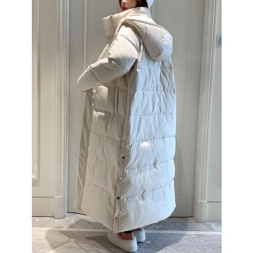 Womens winter down jacket Fashion Jacket Thick Warm Coat Lady Cotton Parka Jacket Long jaqueta Winter jacket with hood 2020