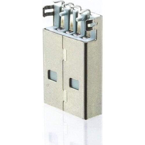 USB 2.0 Jack A Type Male Plug Connector USB jack AM 4pin Sink 2.5 SMT /Sink 1.2 DIP Cable Soldering diy Cable Soldering SMD PCB