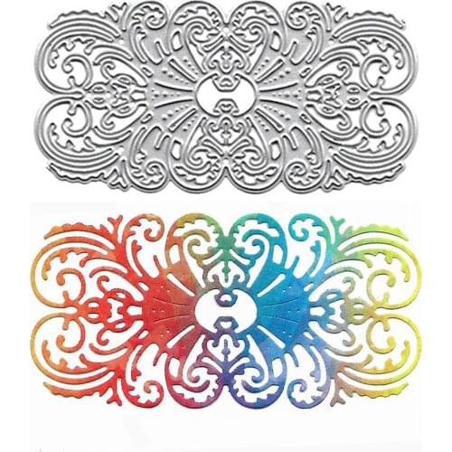 Stamping Dies Geometric Lace Cutting Die For Scrapbooking DIY Album Decor Embossing Folders Craft Stencil Paper Card Die Cut New
