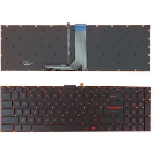 For MSI Steelseries GP72 GP62 GT72 GS60 GS70 GE62 GL62 GE72 GE62 GS72 GT72 2QD US Laptop Replacement Keyboard with Backlit