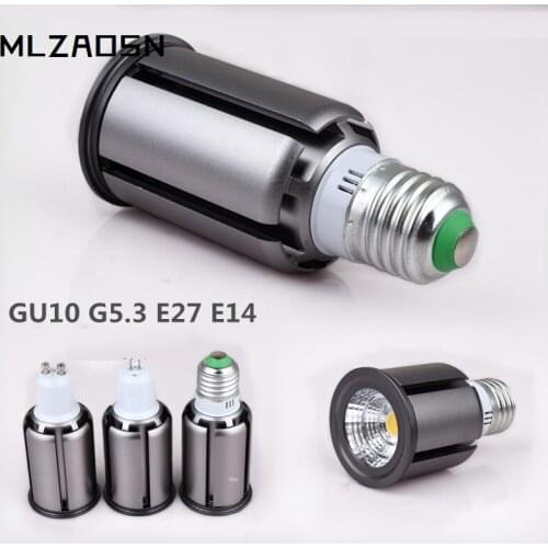 LED Spotlight Cup E27 / E14 / GU10 / G5.3 Interface Clothing Store Spotlight Downlight COB Bulb Light Source