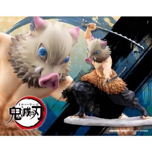 In Stock Origianl Kotobukiya Artfxj Demon Slayer Kimetsu no Yaiba Inosuke Hashibira Figure Pvc Action model Figurals
