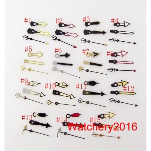New Arrival NH35 NH36 Model Watch Hands Spare Parts For 7s35 4r35 7009 Green Luminous Black Gold Edge Replacements