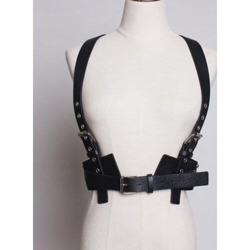 Womens runway fashion PU leather punk Cummerbunds female vintage Dress Corsets Waistband Belts decoration rivet belt R3330