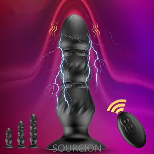 10 Speeds Wireless Remote Anal Dildo Male Prostate Massager Sucker Unisex G-spot Stimulator Penis Vibrator Anal Sex Toys for Men