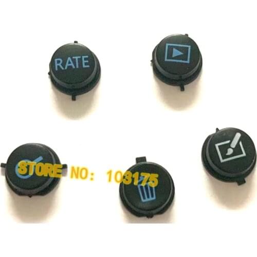 5PCS NEW Original Rear Back Cover Menu Rate Play Button Key For Canon 5D3 5D Mark III