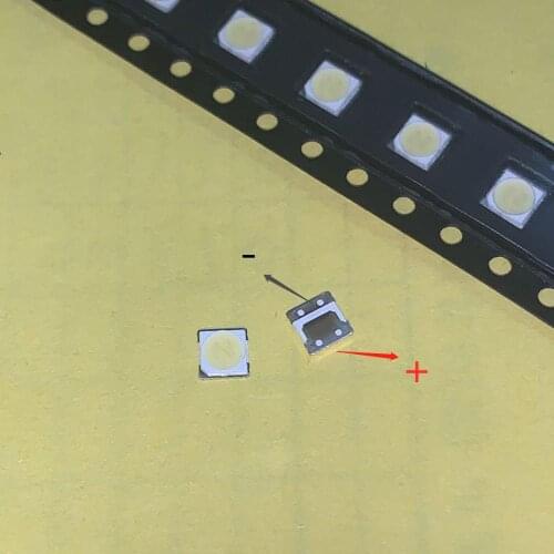 50pcs/LED 100% original Backlight FOR LG 3535 2W 6V SMD LED 3535 Cool white LCD Backlight TV Application ORIGIAL