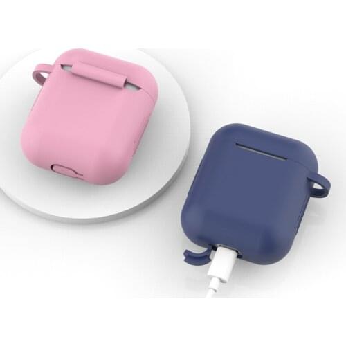 Wireless Earphone Case Box Anti-shock Pouch Skin W/ Buckle for 1 2
